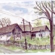 Holanovo na K�elin�, akvarel 2013