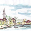 Chorvatsko-Kostel Stari 1997, anylin-color tu