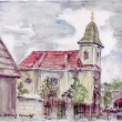 Bukvice - kost�lek, akvarel z archivu