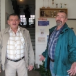 návštěvníci vernisáže v Libošovicích - bratři Jan a Miroslav Filsakové