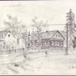 Veli�sk� chalupa 1995, skica tu�kou
