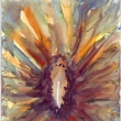 slunečnice, akvarel