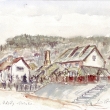 Kudowa Zdroj -Polsko 2001, akvarel