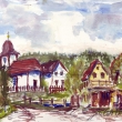 Bukvice n�ves, akvarel 2009
