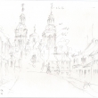 Ro��alovice kl�ter 2005, skica tu�kou