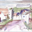 Zechovick� sloupy, akvarel 2006 8..3.2014 v�nov�no M�stsk�mu muzeu a galerii Lomnice n.Popelkou