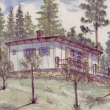 Pa�ezsk� Lhota -Jardova chata 2003,akvarel z archivu