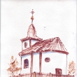 barokn� kostel�k sv.Jana Nepomuck�ho v Bukvici (Mario Ans.Lurago 1767)