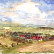Bukvice od Křeliny, akvarel 2012